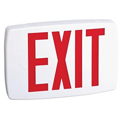 Lithonia Lighting LQM S 3 R 120/277 M6 1W LED Exit Sign, White