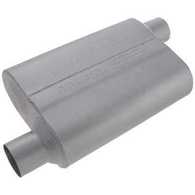Flowmaster 40 Series Muffler - 2.50 Offset In / 2.50 Offset Out - Aggressive Sound