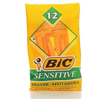 Bic Disposable Sensitive Razors, 12 Shavers Each, Pack of 5