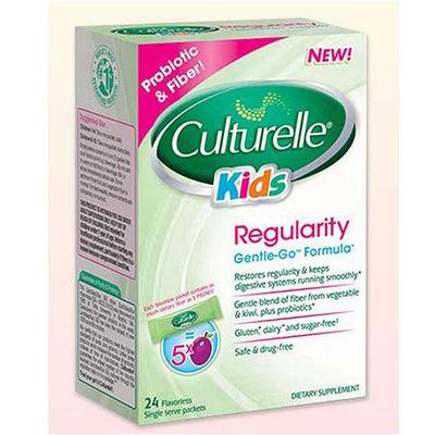 Culturelle Kids Regularity Flavorless Probiotic Powder Packets 24 ea (Pack of 2)