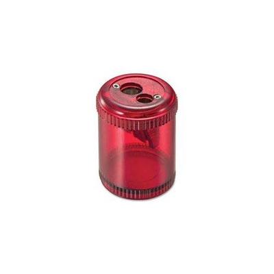 OfficeMate Pencil/Crayon Sharpener, Twin, Red