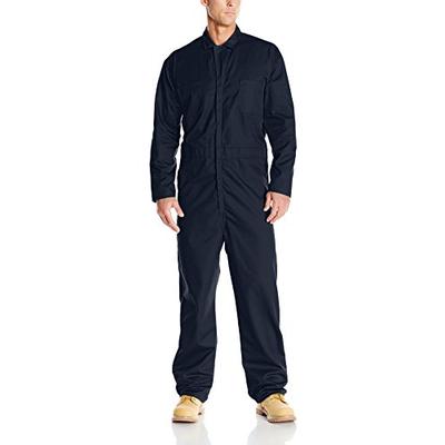Red Kap Men's Long Sleeve Twill Action Back Coverall, Navy 48