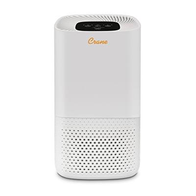 Crane Tower Air Purifier with True HEPA Filter, Standard, White