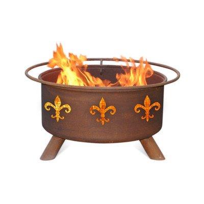 Patina Products F124 Fleur de Lis Fire Pit