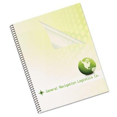 PET Ultra Clear Binding Covers, Unpunched, 8-1/2 x 11, 5 Mil, 100/Pack